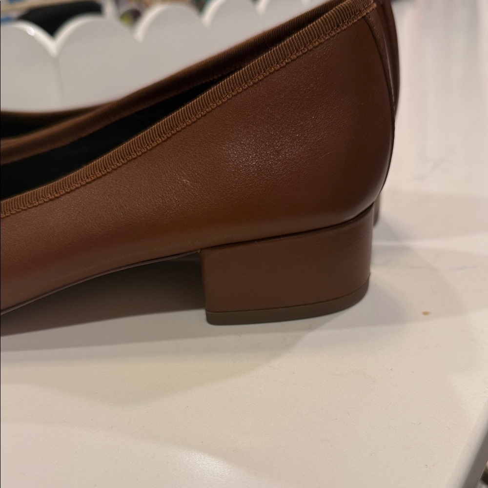 Veronica Beard Vero Brown Leather shoe - Picture 2 of 7